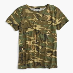 J. Crew Camo Shirt Medium